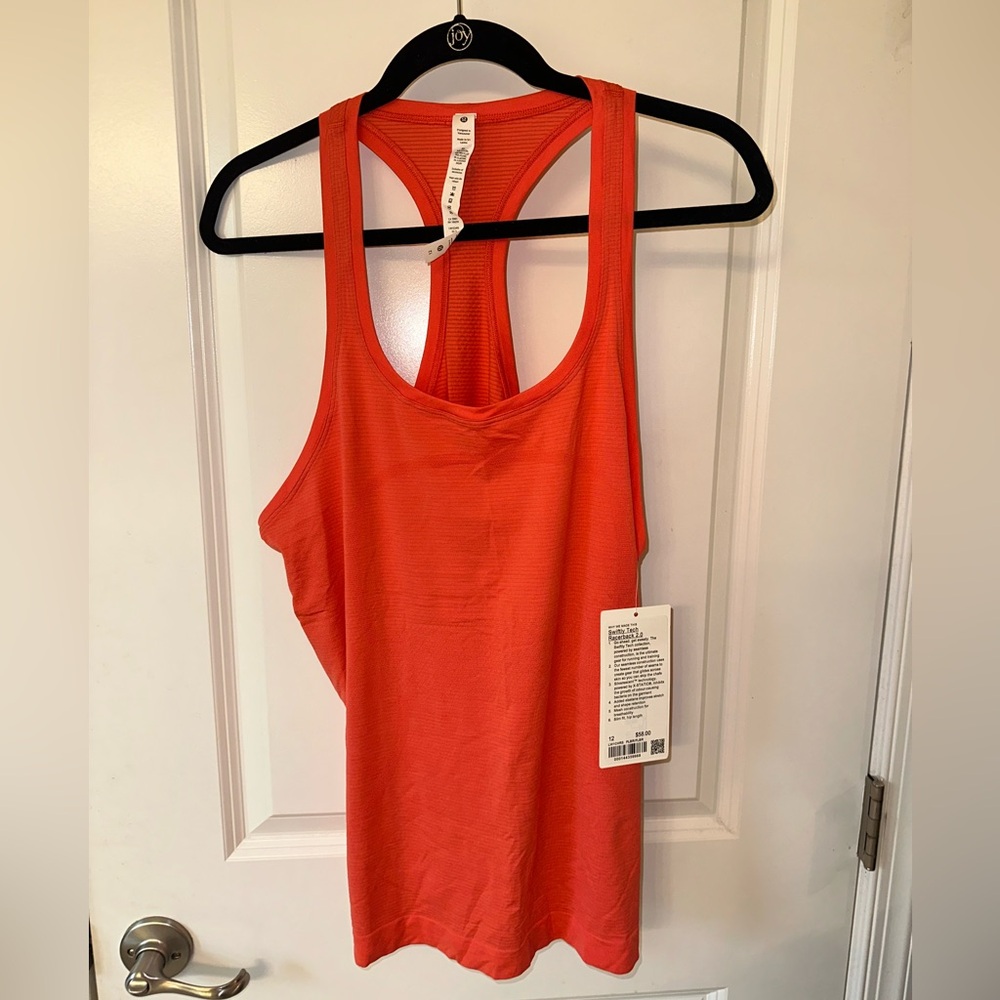 NWT - Lululemon Swiftly Tech Racerback 2.0 in Pale Raspberry SZ 12